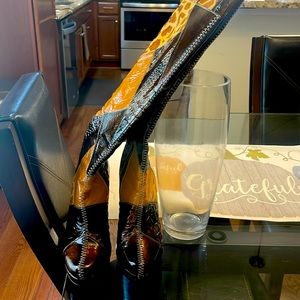 Luichiny platform boots, high heel brown size 7B